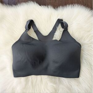 Brooks Scoopback Sports Running Bra Asphalt Grey